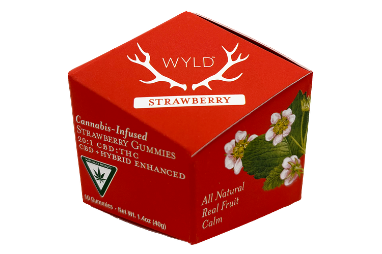 Strawberry Gummies | 20:1 CBD:THC | 10mg by Wyld