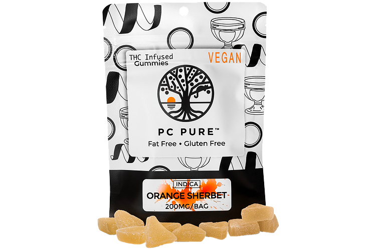 Orange Sherbet Gummies | 10x20mg | 200mg by PC Pure