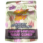 Jungle Juice | Strawberry Cheesecake Sugar Cones | 10x20mg | 200mg by Jungle Juice