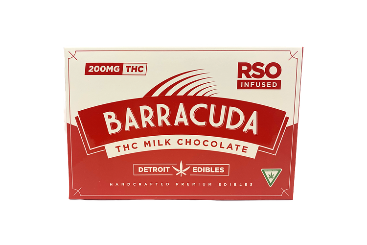 Milk Chocolate RSO Barracuda Bar | 200mg by Detroit Edibles