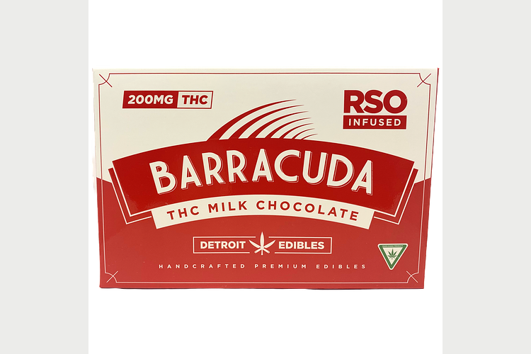 Milk Chocolate RSO Barracuda Bar | 200mg by Detroit Edibles
