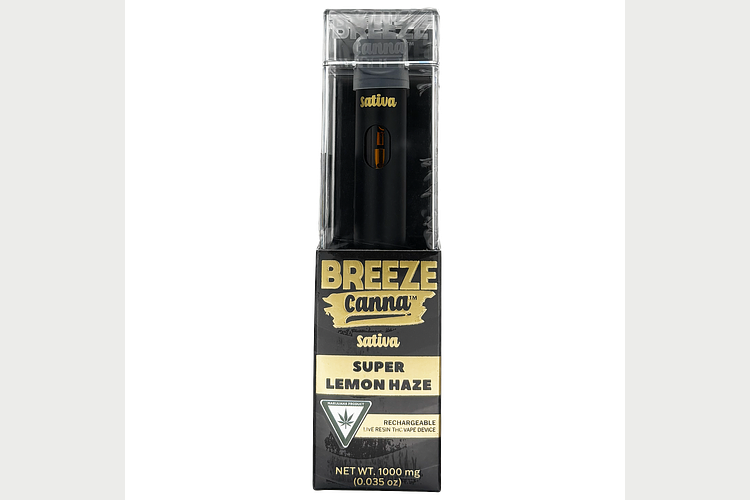 Super Lemon Haze Live Resin Disposable Vape | 1g by Breeze