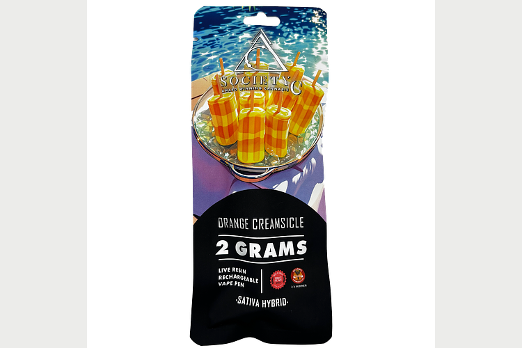 Society C | Orange Creamsicle Live Resin Disposable Vape | 2g by Society C