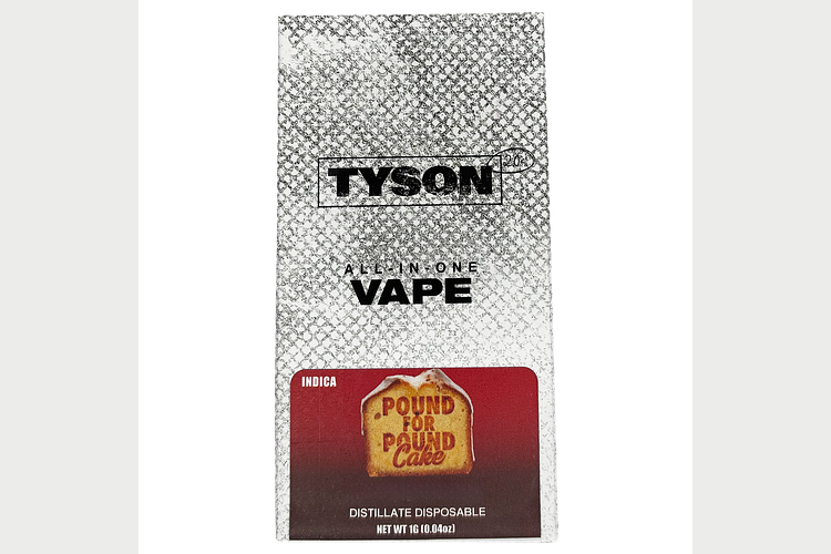 Pound For Pound Cake All-In-One Vape | 1g by Tyson 2.0