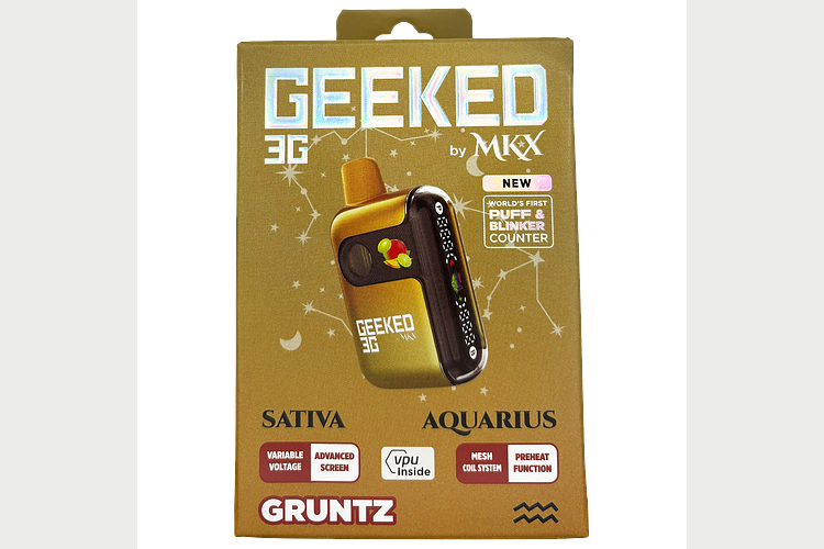 Geeked | Gruntz Disposable Vape | 3g by MKX