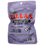 Zilla's | Calm & Sleep Gummies | 1:1 CBD:CBN | 100mg by Zilla's