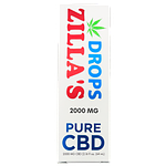 Pure CBD Drops Tincture | 2000mg by Zilla's