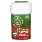 Strawberry Margarita Fast Acting Gummies | 1:1 THC:CBD | 200mg by Wana