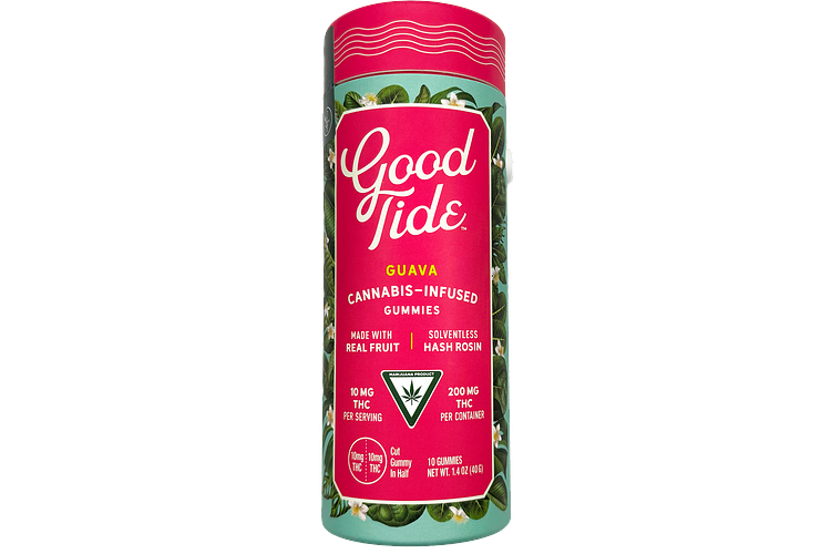 Guava Solventless Hash Rosin Gummies | 10x20mg | 200mg by Good Tide