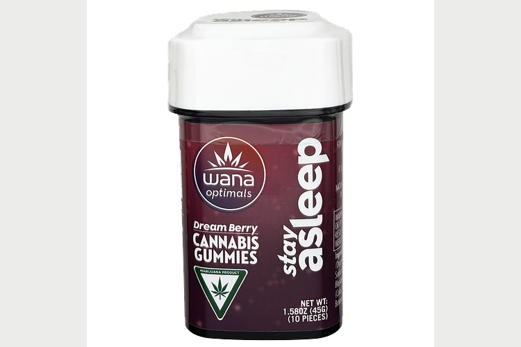 Dream Berry Stay Asleep Gummies | 4:1:1:2 CBD:CBN:CBG:THC | 100mg by Wana