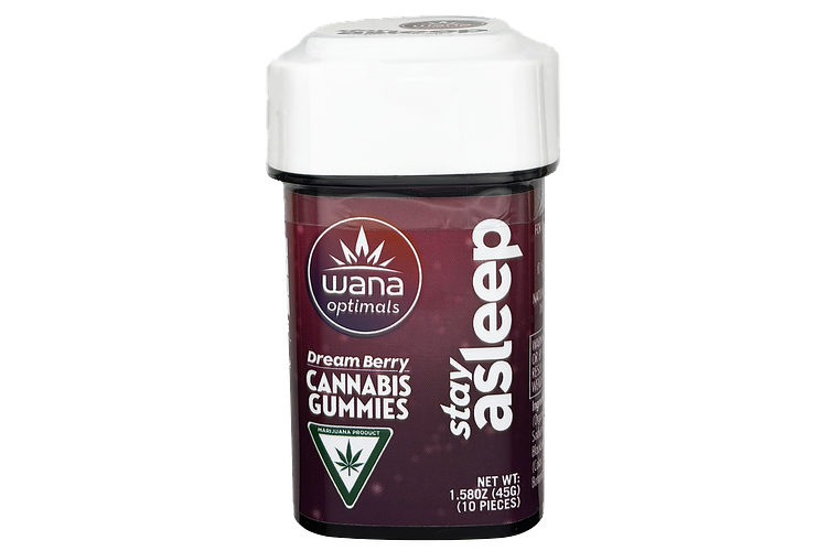 Dream Berry Stay Asleep Gummies | 4:1:1:2 CBD:CBN:CBG:THC | 100mg by Wana