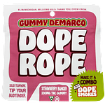 Strawberry Banger Single Rope Gummy | 200mg by Dope Rope
