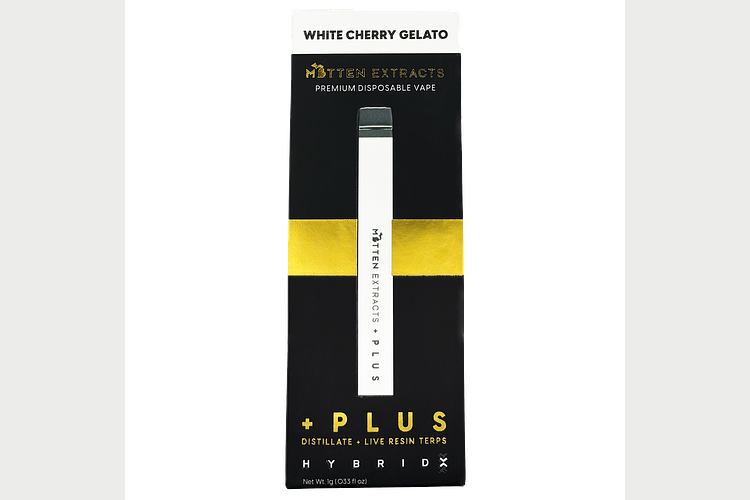 White Cherry Gelato Disposable Vape | 1g by Mitten Extracts
