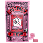 Lost Farm | Strawberry x GG4 Live Resin Chews | 10x20mg | 200mg by Lost Farm