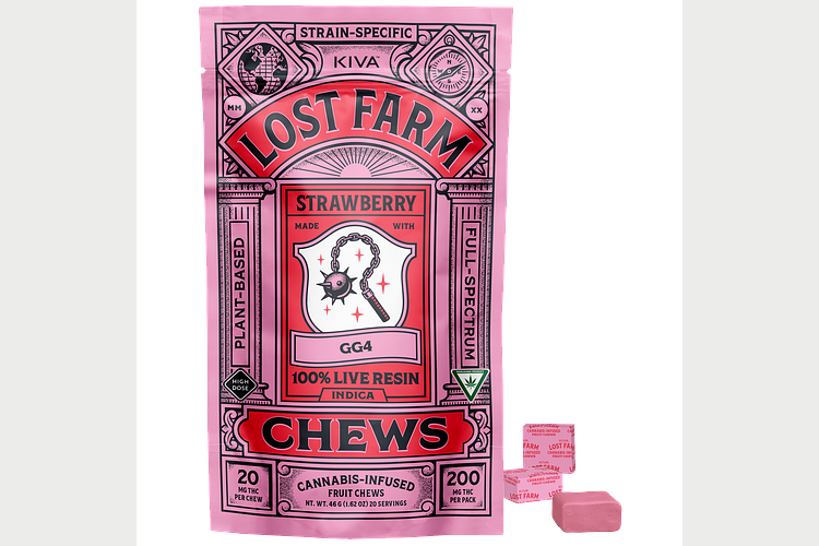 Lost Farm | Strawberry x GG4 Live Resin Chews | 10x20mg | 200mg by Lost Farm