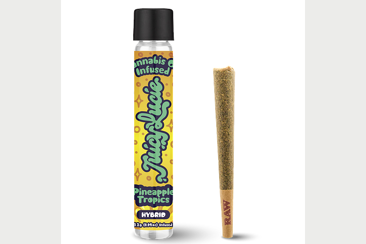 Juicy Lucie | Pineapple Tropics Infused Pre-Roll | 1.2g by Juicy Lucie