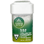 Wana Quick | Lime Margarita Fast Acting Gummies | 1:1:1 CBG:CBD:THC | 100mg by Wana