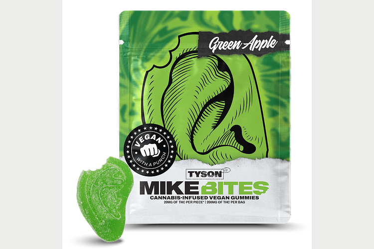 Tyson 2.0 | Green Apple Mike Bites Gummies | 10x20mg | 200mg by Tyson 2.0
