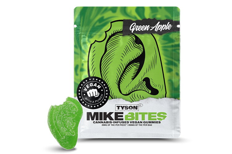Tyson 2.0 | Green Apple Mike Bites Gummies | 10x20mg | 200mg by Tyson 2.0