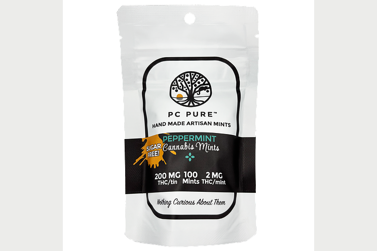 PC Pure | Peppermint Mints | 100x2mg | 200mg by PC Pure