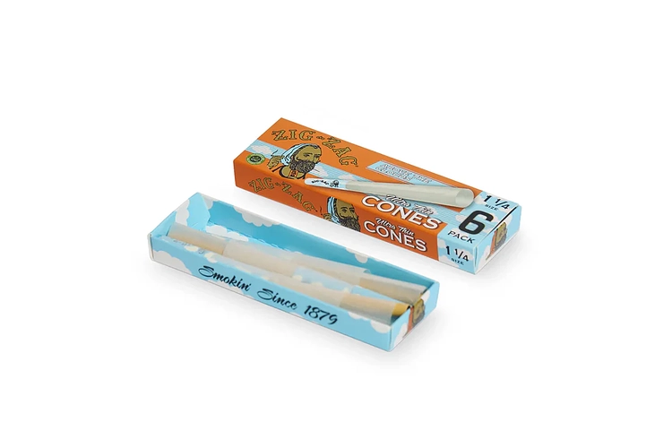 Zig Zag | Ultra Thin Cones | 1 1/4" | 6pk by Zig Zag