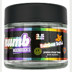 Numb | Rainbow Beltz Prepackaged Moon Rocks | 3.5g by Numb