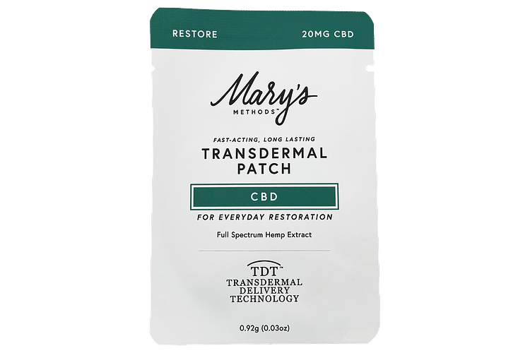 Mary's Medicinals | Restore CBD Transdermal Patch | 20mg by Mary's Medicinals