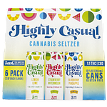 Highly Casual | Seltzer Variety 6 Pack | 1:1 THC:CBD | 30mg by Highly Casual