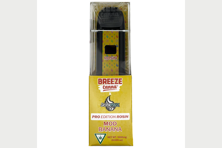 Breeze x Skunkhouse | Mod Banana Live Rosin Disposable Vape | 1g by Breeze