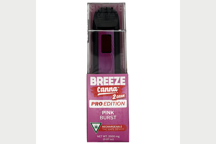 Breeze Pro | Pink Burst Disposable Vape | 2g by Breeze