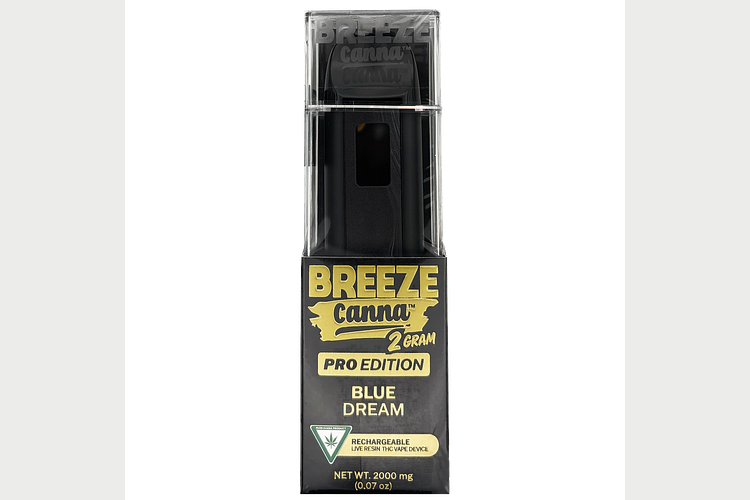 Breeze Pro | Blue Dream Live Resin Disposable Vape | 2g by Breeze