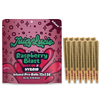 Raspberry Blast Infused Pre-Roll Pack | 12x1.2g | 14.4g by Juicy Lucie