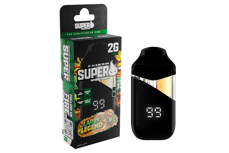 Larry Legend Disposable Vape | 2g by SuperFire