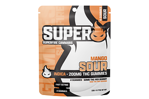 Sour Mango Gummies | 4x50mg | 200mg by SuperFire