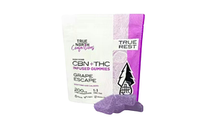 Grape Escape Gummies | 2:2:1 THC:CBD:CBN | 200mg by True North