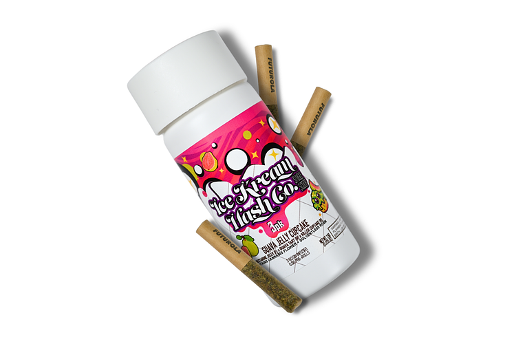 Guava Jelly Cupcake Live Rosin Infused Pre-Roll Pack | 3x0.5g | 1.5g by Ice Kream Hash Co.