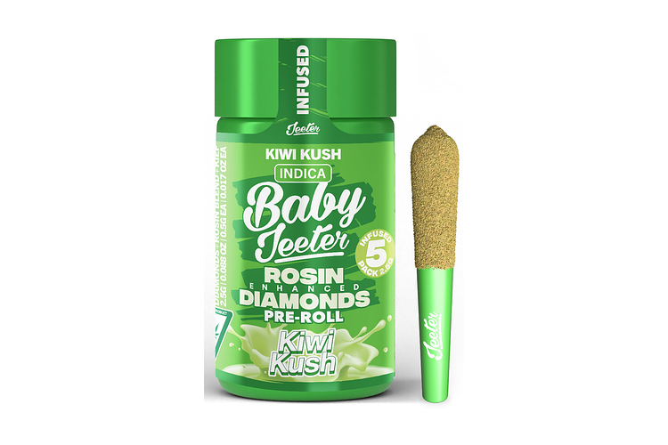 Kiwi Kush Infused Pre-Roll Pack | 5x0.5g | 2.5g by Jeeter