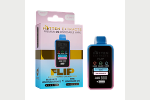 Blue Razz Lemonade/Pink Lemonade Flip 2-in-1  Disposable Vape | 2g by Mitten Extracts