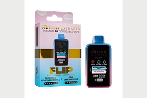 Blue Razz Lemonade/Pink Lemonade Flip 2-in-1  Disposable Vape | 2g by Mitten Extracts