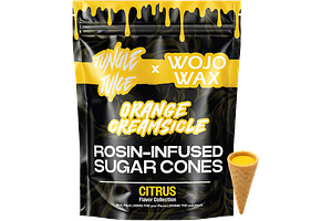 Jungle Juice x Wojo | Orange Creamsicle Rosin Infused Sugar Cones | 10x20mg | 200mg by Jungle Juice