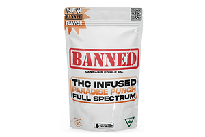 Paradise Punch Single Gummy | 200mg by Banned