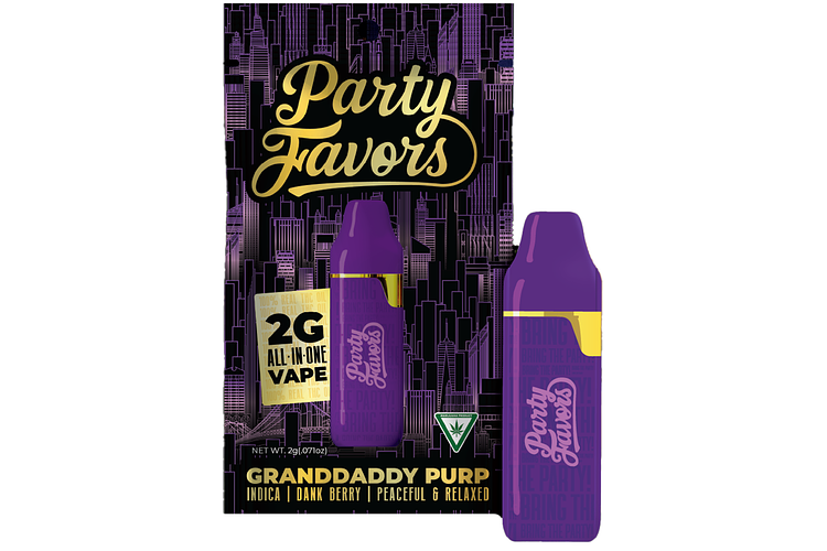 Granddaddy Purp All-In-One Vape | 2g by Party Favors