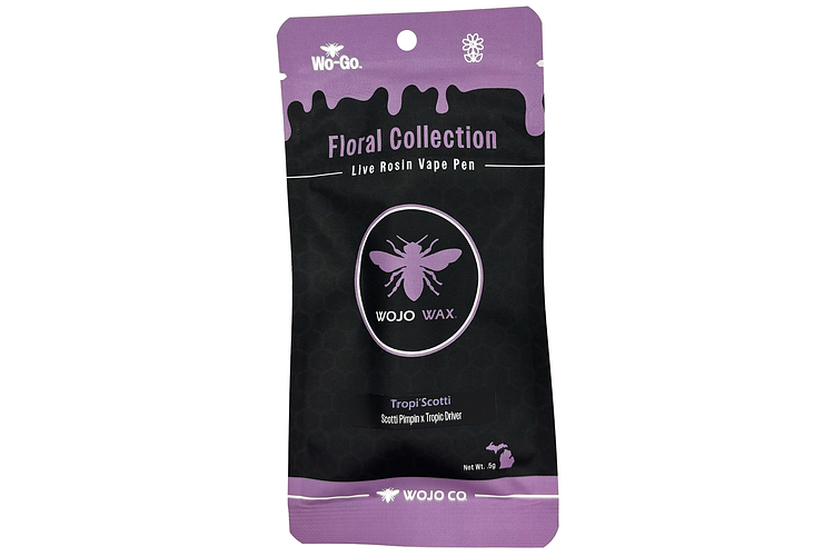 Tropi'Scotti Live Rosin Disposable Vape | 0.5g by Wojo