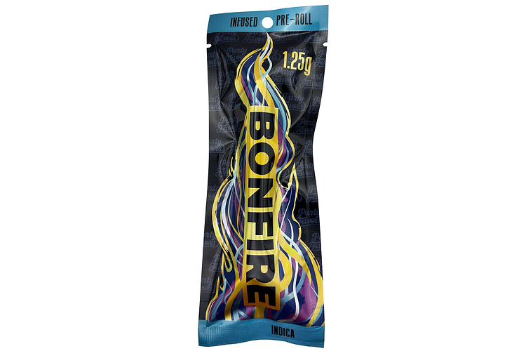 Blue Raz Infused Pre-Roll | 1.25g by Bonfire