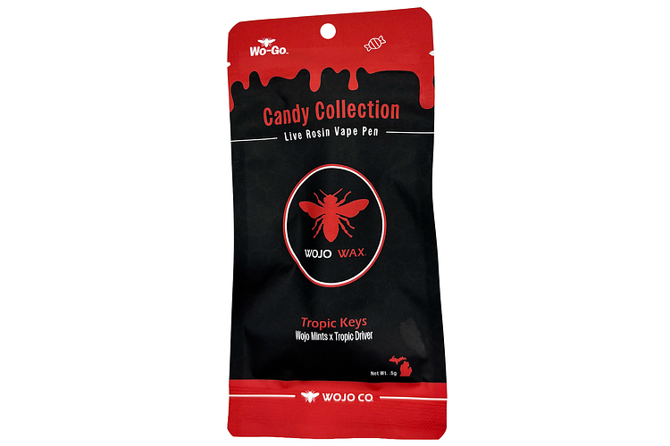 Tropic Keys Live Rosin Disposable Vape | 0.5g by Wojo