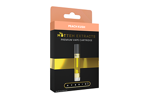 Peach Kush Distillate Cartridge | 1g by Mitten Extracts