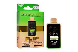 Peach Rings Gelato/Watermelon Z Flip 2-in-1  Disposable Vape | 2g by Mitten Extracts