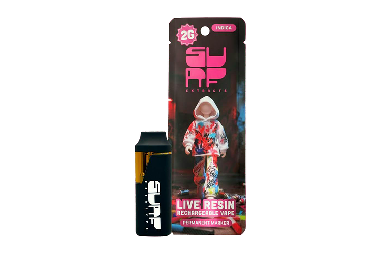 Permanent Marker Live Resin Disposable Vape | 2g by Surf Extracts