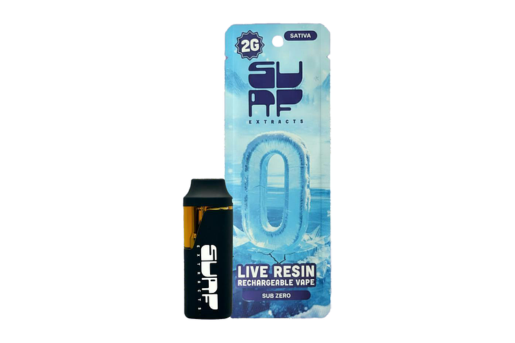 Sub Zero Live Resin Disposable Vape | 2g by Surf Extracts