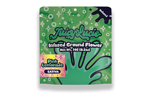 Pink Lemonade Infused Prepackaged Shake Flower | 14g by Juicy Lucie